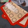 Silicone Macaron Baking Mat - for Bake Pans - Macaroon/Pastry/Cookie Making - Professional Grade Nonstick 1