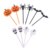 6/8/10pcs Animal Farm Dinosaur Fruit Fork Mini Cartoon Children Snack Cake Dessert Pick Toothpick Bento Lunches Party Decoration 21