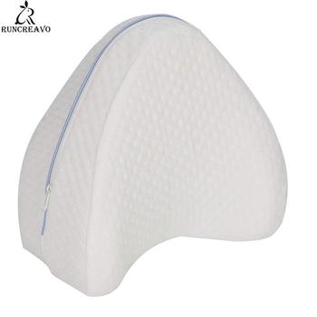 Pregnancy Body Memory Foam Pillow Orthopedic Knee Leg Wedge Pillow Cushion for Side Sleeper Sciatica Relief or Pillowcase 2