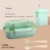 Lunch Box Wheat Straw Dinnerware with Spoon fork Food Storage Container Children Kids School OfficeMicrowave Bento Box lunch bag 16