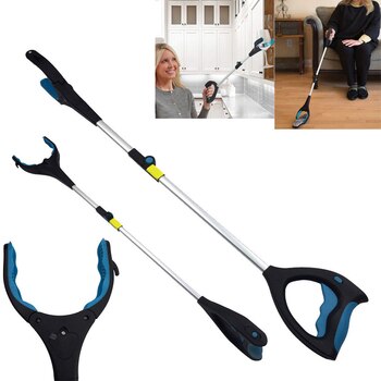 84CM Foldable Litter Reachers Grabber Trash Rotating Head Gripper Extender Grabber Pick Up Tools  Pickers 2