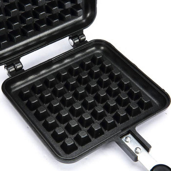 Household Waffle Bake Mold Kitchen Gas Non-Stick Waffle Maker Pan Mould Mold Press Plate Waffle Iron Baking Tools 2