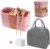 3 Layer Wheat Straw Lunch Box with Bag Japanese Microwave Bento Box with Fork Spoon Food Container for Student Office Staff 12