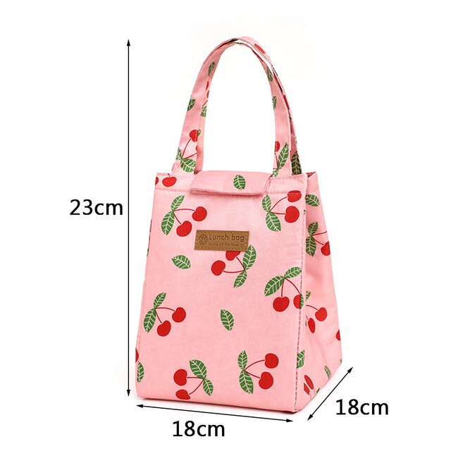 cooler lunch bag fashion ctue cat multicolor bags women waterpr hand pack thermal breakfast box portable picnic travel 4