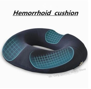 Anti Hemorrhoid Massage Chair Seat Cushion Hip Push Up Yoga Orthopedic Comfort Foam Tailbone Pillow Car Office Seat Cushion 1