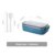 Japanese style Multi-layer lunch box food container storage Portable Leak-Proof bento box for kids with Soup Cup Breakfast Boxes 7