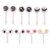 2-24pcs Animal Farm Fruit Fork Mini Cartoon Children Snack Cake Dessert Food Fruit Pick Toothpick Bento Lunches Party Decor 22