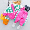 2022 Hot Kid Tracksuit Boy Girl Clothing Set New Casual Long Sleeve Letter Zipper Oufit Infant Clothes Baby Pants 1 2 3 4 Years 1