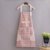 Hand apron kitchen waterproof waist adjustable apron with pocket grid apron coffee shop work apron. 10