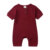 Summer Newborn Baby Romper Soild Color Baby Clothes Girl Rompers Cotton Short Sleeve O-neck Infant Boys Romper 0-24 Months 11