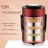 Portable Large Capacity 304 Stainless Steel Vacuum Insulation Bento Lunch Box Leak-Proof Food Storage Container Outdoor Thermos 5