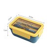 New Microwave  Lunch containers Box with Compartments  Bento Box Japanese Style Leakproof Food Container for Kids with Tableware 6