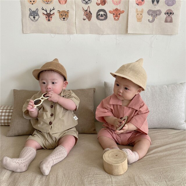 MILANCEL 2022 Baby Clothes Set Toddler Boys Suit Korean Style Infant Outfit 1