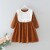 Girls' Dress New Korean Version Of The Autumn New Corduroy Pleated Lace Princess Dress Children Toddler Baby Kids Clothing 2-6Y 10