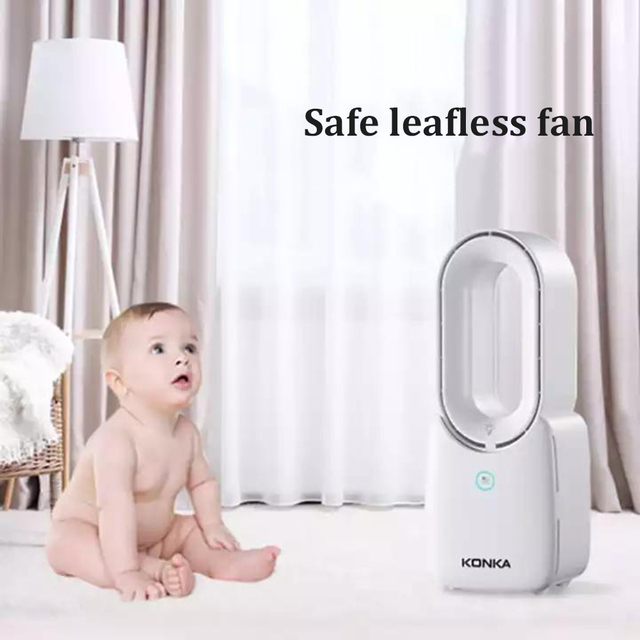 2020 Bladeless Fan  No-blade Floor-standing Fan ventilator Air Purifing Romote Controled Electric Air Cooler Fan 2