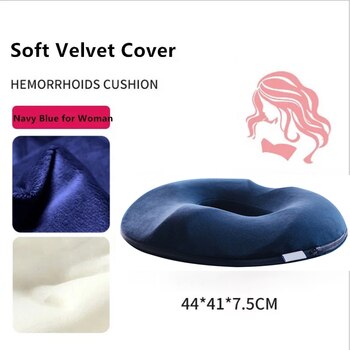 Multifunction Comfort Seat Cushion Sofa Hemorrhoid Memory Foam Anti Hemorrhoid Massage Tailbone Pillow Car Office Seat Cushion 2