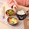 Japanese style Cartoon Double layer Instant Noodles Bowl Stainless Steel Lunch Box Food Thermo for Kids Thermal Bento Lunch Box 1