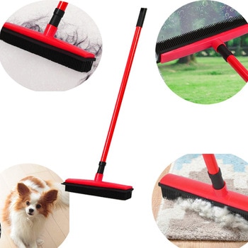 Floor Hair broom Dust Scraper & Pet rubber Brush Carpet carpet cleaner Sweeper No Hand Wash Mop Clean Wipe Window tool 1