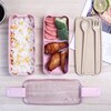 750ml Healthy Material 2 Layer Lunch Box Wheat Straw Bento Boxes Microwave Dinnerware Food Storage Container Lunchbox 1