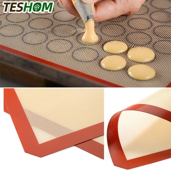 Silicone Macaron Baking Mat - for Bake Pans - Macaroon/Pastry/Cookie Making - Professional Grade Nonstick 2