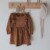 Girls' Dresses 2021 Autumn New Style Children Baby Kids Clothing Korean Japanese Style Loose Lace Lapel Girl Fashionable Dress 9