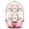 Electric Egg Boiler Cooker Double-Layer Automatic Mini Steamer Poacher Cookware Kitchen Cooking Tool Egg Steamer Breakfast Maker 4