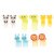 2-24pcs Animal Farm Fruit Fork Mini Cartoon Children Snack Cake Dessert Food Fruit Pick Toothpick Bento Lunches Party Decor 23