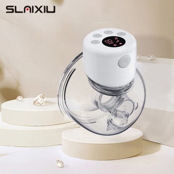 NEW Portable Electric Breast Pump Silent Wearable Automatic Milker LED Display  USB Rechargable Hands-Free Portable Milk NO BPA 1