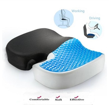 Gel Orthopedic Memory Cushion Foam U Coccyx Travel Seat Massage Car Office Chair Protect Healthy Sitting Breathable Pillows 1