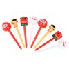 2-24pcs Animal Farm Fruit Fork Mini Cartoon Children Snack Cake Dessert Food Fruit Pick Toothpick Bento Lunches Party Decor 2