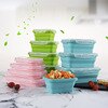 Silicone Folding Bento Box 1/3/4Pc Collapsible Portable Lunch Box for Food Dinnerware Food Container Bowl Lunchbox Tableware 1