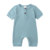 Summer Newborn Baby Romper Soild Color Baby Clothes Girl Rompers Cotton Short Sleeve O-neck Infant Boys Romper 0-24 Months 8
