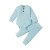 Infant Newborn Baby Girl Boy Spring Autumn Ribbed/Plaid Solid Clothes Sets Long Sleeve Bodysuits + Elastic Pants 2PCs Outfits 8