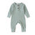 Summer Unisex Newborn Baby Clothes Solid Color Baby Rompers Cotton Knitted Long Sleeve Toddler Jumpsuit Infant Clothing 3-18M 13