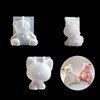 3D Silicone Mold DIY Geometry Stereo Bear Deer Cat Bunny Animal Mold Ornament Mold Cake Decoration Tools Easter Rabbit 5