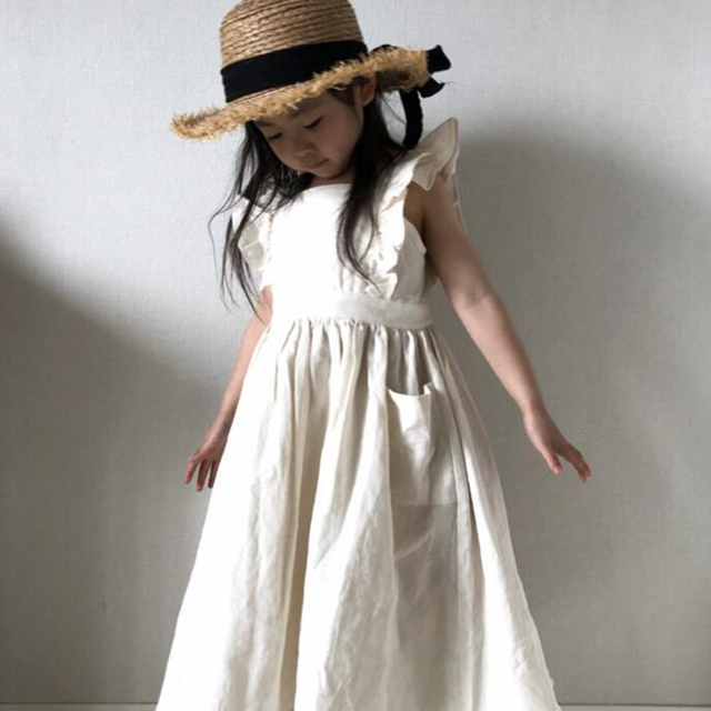 New Brand Baby Girls Dresses Korean Japan Style Summer Kids Girls Dress Ruffles Kids Girl Clothing Causal Princess Dress 1