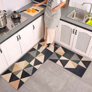 Anti-slip Kitchen Mat for Floor Modern Bath Carpet Entrance Doormat Tapete Fashion Absorbent Area Rugs Living Bedroom Prayer Pad 1