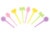 2-24pcs Animal Farm Fruit Fork Mini Cartoon Children Snack Cake Dessert Food Fruit Pick Toothpick Bento Lunches Party Decor 11