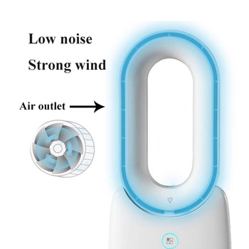 Bladeless Fan No-blade Floor-standing Fan Super mute ventilator Air Purifing Romote Controled Electric Air Cooler Fan 2