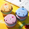 Cute Animal Lunch Box Japanese Double-layer Round Mini Bento Box Children's Fruit Box Snack Box Microwave Kids Lunch Box 540ml 1