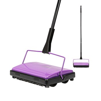 Eyliden Carpet Floor Sweeper Cleaner for Home Office Carpets Rugs Undercoat Carpets Dust Scraps Paper Cleaning with Brush 1