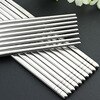 5 Pairs of Metal Chopsticks Household High Temperature Sterilizable Non-slip Stainless Steel Chopsticks Set Kitchen Accessories 6