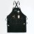 2022 New Fashion Unisex Work Apron For Men Canvas Black Apron Adjustable Cooking Kitchen Aprons For Woman With Tool Pockets 10