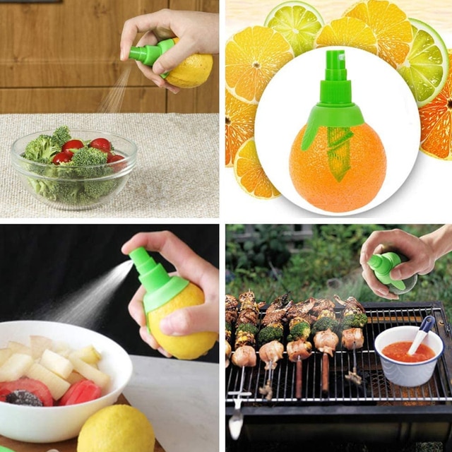 Manual Orange Juice Squeeze Juicer Lemon Spray Mist Orange Fruit Squeezer Sprayer for Salad Fresh Flavor Kitchen Cooking Tools 5