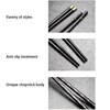 5 Pairs Japanese Chinese Chopsticks Food Sushi Sticks Reusable Korean Chopsticks Set Metal Alloy Tableware Palillos Chinos 6