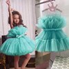Baby Clothes for Girls Toddler Kids Wedding Princess Gown Girl Elegant Birthday Dress Tulle Bridesmaid Evening Party Dresses 1