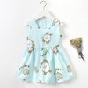 Summer Newborn Baby Clothes Infant Girl Clothes Korean Cute Print Sleeveless Cotton Beach DressPrincess Dresses 6