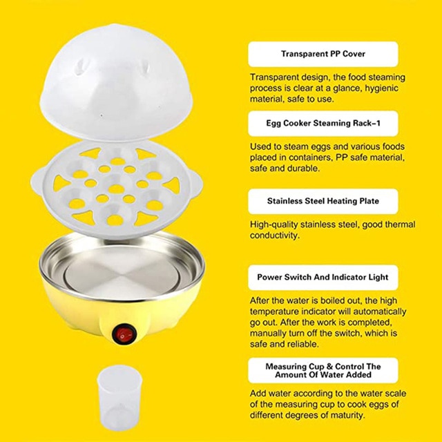 Multi function Double Layer Mini Electric Egg Steamer - Review and Usage 