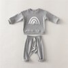 Fashion Baby Clothes Set Spring Toddler Baby Boy Girl Casual Tops Sweater + Loose Trouser 2pcs Newborn Baby Boy Clothing Outfits 5