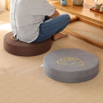 40X6CM Yoga Meditate PEP Hard Texture Meditation Cushion Backrest Pillow Japanese Tatami Mat Removable and Washable 2